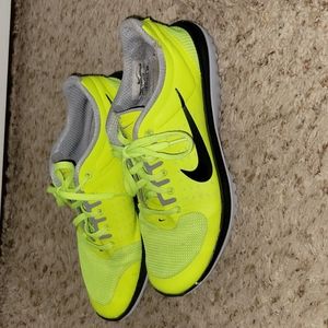 Neon Nike Run Free Shoes